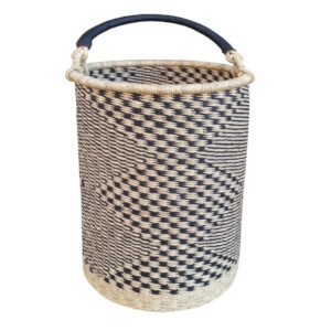 Eaton Tall Basket with One Handle